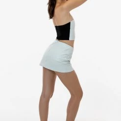 Los Angeles Apparel RLH739 - Leather Micro Mini Skort Women's 30 Los Angeles Apparel RLH739 - Leather Micro Mini Skort Women's