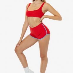 Los Angeles Apparel Women's RLT3001 - Loop Terry Running Short