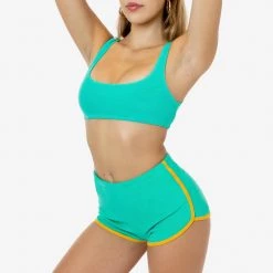 Los Angeles Apparel Women's RLT3001 - Loop Terry Running Short