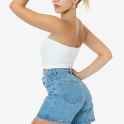 Los Angeles Apparel Women's RLT3293 - Loop Terry Tube Top