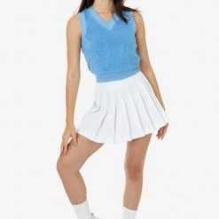 Los Angeles Apparel Women's RLT357 - Loop Terry V-Neck Vest