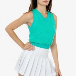 Los Angeles Apparel Women's RLT357 - Loop Terry V-Neck Vest