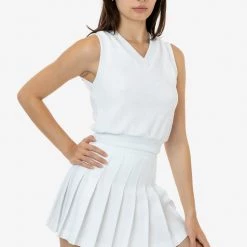 Los Angeles Apparel Women's RLT357 - Loop Terry V-Neck Vest