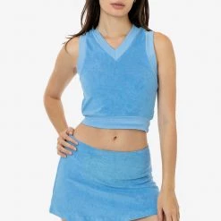 Los Angeles Apparel Women's RLT384 - Loop Terry Mini Skort