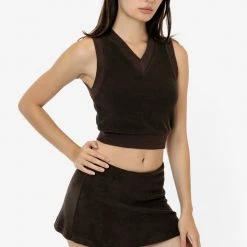 Los Angeles Apparel Women's RLT384 - Loop Terry Mini Skort