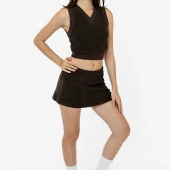 Los Angeles Apparel Women's RLT384 - Loop Terry Mini Skort