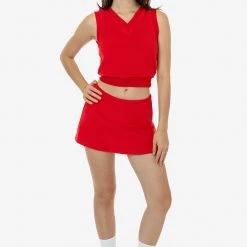 Los Angeles Apparel Women's RLT384 - Loop Terry Mini Skort