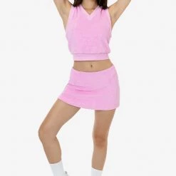 Los Angeles Apparel Women's RLT384 - Loop Terry Mini Skort