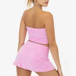 Los Angeles Apparel Women's RLT384 - Loop Terry Mini Skort