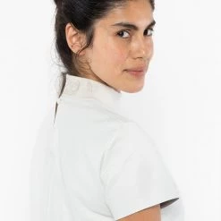 Los Angeles Apparel RLTH3401 - Leather Mockneck Tee Women's