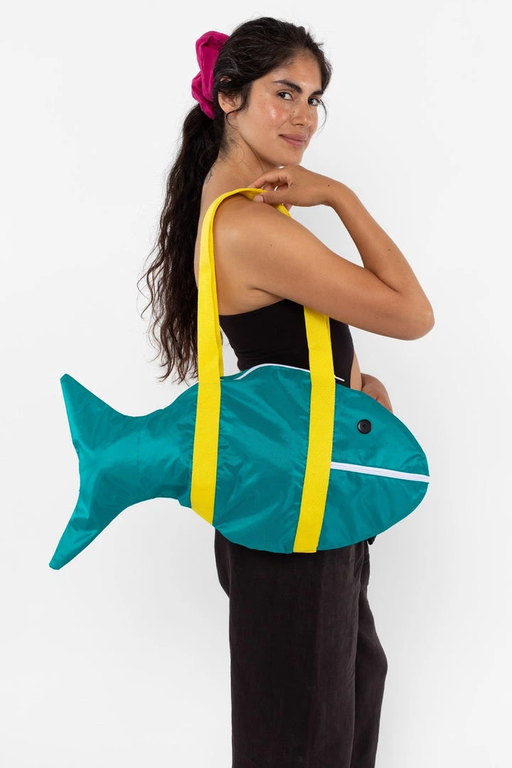 Los Angeles Apparel RNBGLDFISH - Gold Fish Nylon Bag 11 Los Angeles Apparel RNBGLDFISH - Gold Fish Nylon Bag