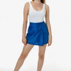 Los Angeles Apparel RNF300 - Nylon Wrap Skirt