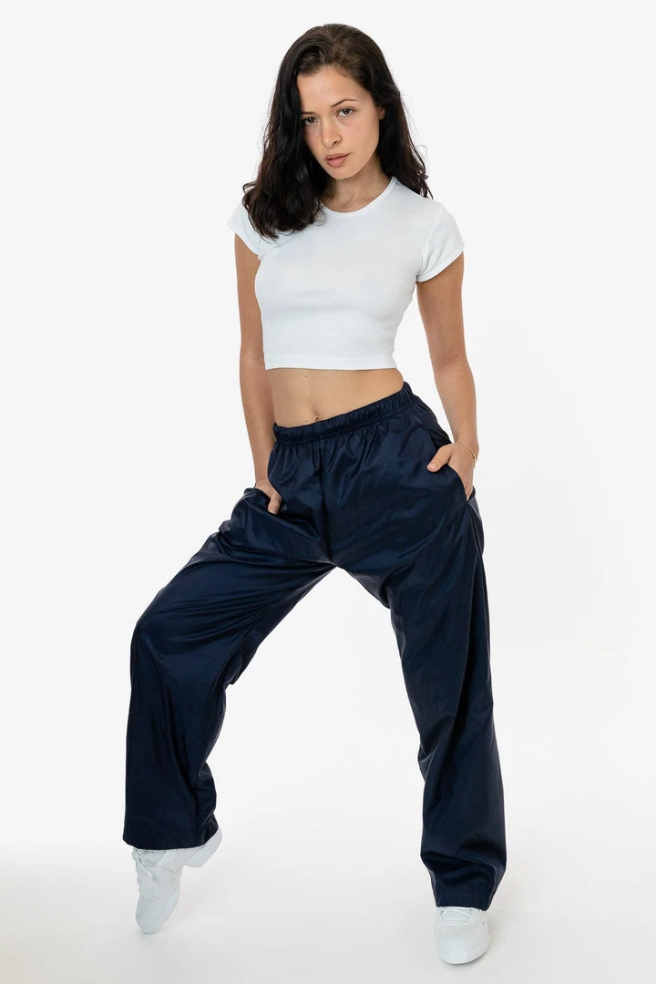 Los Angeles Apparel RNF405 Unisex - Nylon Taffeta Lined Track Pant 5 Los Angeles Apparel RNF405 Unisex - Nylon Taffeta Lined Track Pant