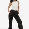 Los Angeles Apparel RNF405 Unisex - Nylon Taffeta Lined Track Pant 2 Los Angeles Apparel RNF405 Unisex - Nylon Taffeta Lined Track Pant