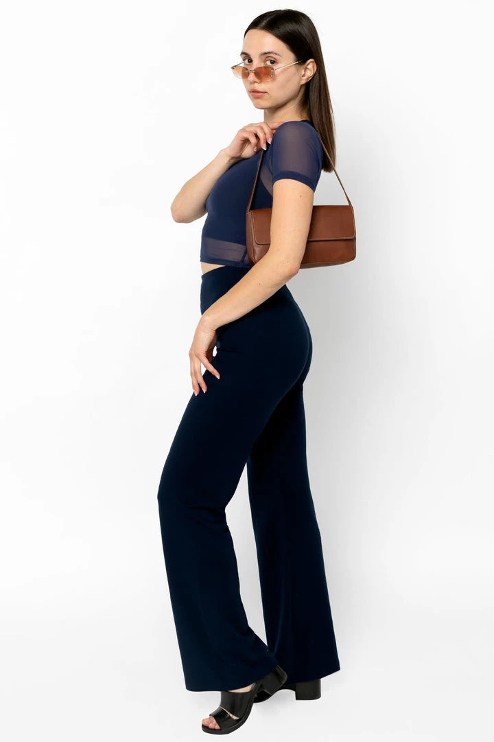 Los Angeles Apparel RNS078 - Micromesh Short Sleeve Crop Top Tee Shirt Women's 10 Los Angeles Apparel RNS078 - Micromesh Short Sleeve Crop Top Tee Shirt Women's