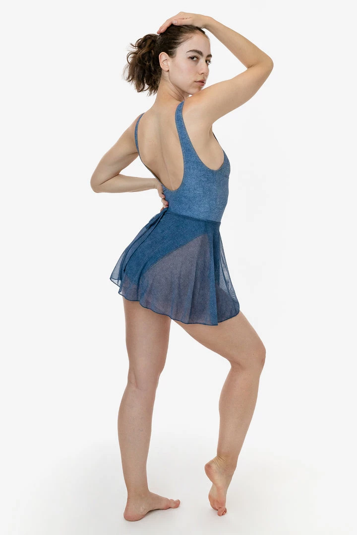 Los Angeles Apparel RNS300P - Printed Micro Mesh Wrap Skirt Women's 10 Los Angeles Apparel RNS300P - Printed Micro Mesh Wrap Skirt Women's