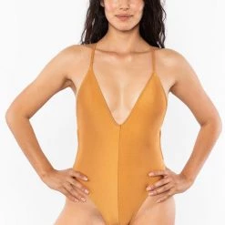Los Angeles Apparel RNT102 - Crossback One Piece Women's 30 Los Angeles Apparel RNT102 - Crossback One Piece Women's