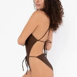 Los Angeles Apparel Women's RNT109 - Vintage High Cut One Piece