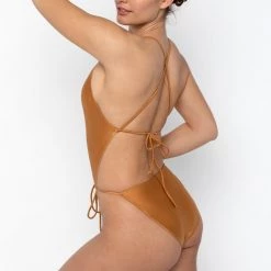 Los Angeles Apparel Women's RNT109 - Vintage High Cut One Piece