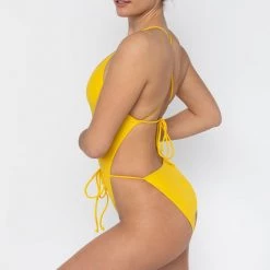 Los Angeles Apparel Women's RNT109 - Vintage High Cut One Piece