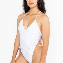 Los Angeles Apparel Women's RNT109 - Vintage High Cut One Piece