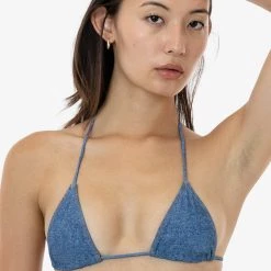 Los Angeles Apparel RNT3003P - Printed String Bikini Top