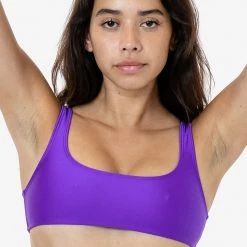 Los Angeles Apparel RNT3005 - Square Neck Bikini Top Women's 57 Los Angeles Apparel RNT3005 - Square Neck Bikini Top Women's
