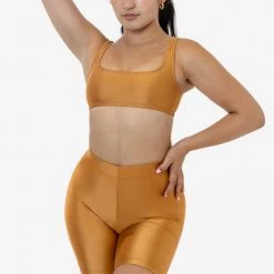 Los Angeles Apparel Women's RNT8382 - Nylon Tricot Bike Short