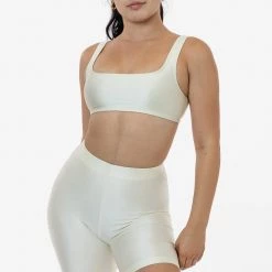 Los Angeles Apparel Women's RNT8382 - Nylon Tricot Bike Short