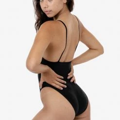 Los Angeles Apparel RNT312 - Spaghetti Bra One Piece Bathing Suit 15 Los Angeles Apparel RNT312 - Spaghetti Bra One Piece Bathing Suit