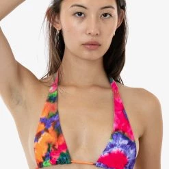 Los Angeles Apparel Women's RNT3253P - Printed Halter String Bikini Top 14 Los Angeles Apparel Women's RNT3253P - Printed Halter String Bikini Top