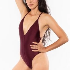 Los Angeles Apparel RNT102 - Crossback One Piece Women's 29 Los Angeles Apparel RNT102 - Crossback One Piece Women's