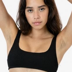 Los Angeles Apparel RPC3005 - Crinkle Squareneck Bikini Top
