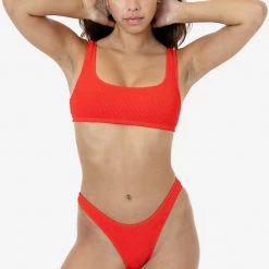 Los Angeles Apparel Women's RPC3009 - Crinkle High Cut Swim Bottom 23 Los Angeles Apparel Women's RPC3009 - Crinkle High Cut Swim Bottom