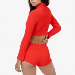 Los Angeles Apparel RPC3066 - Crinkle Mockneck Surf Top