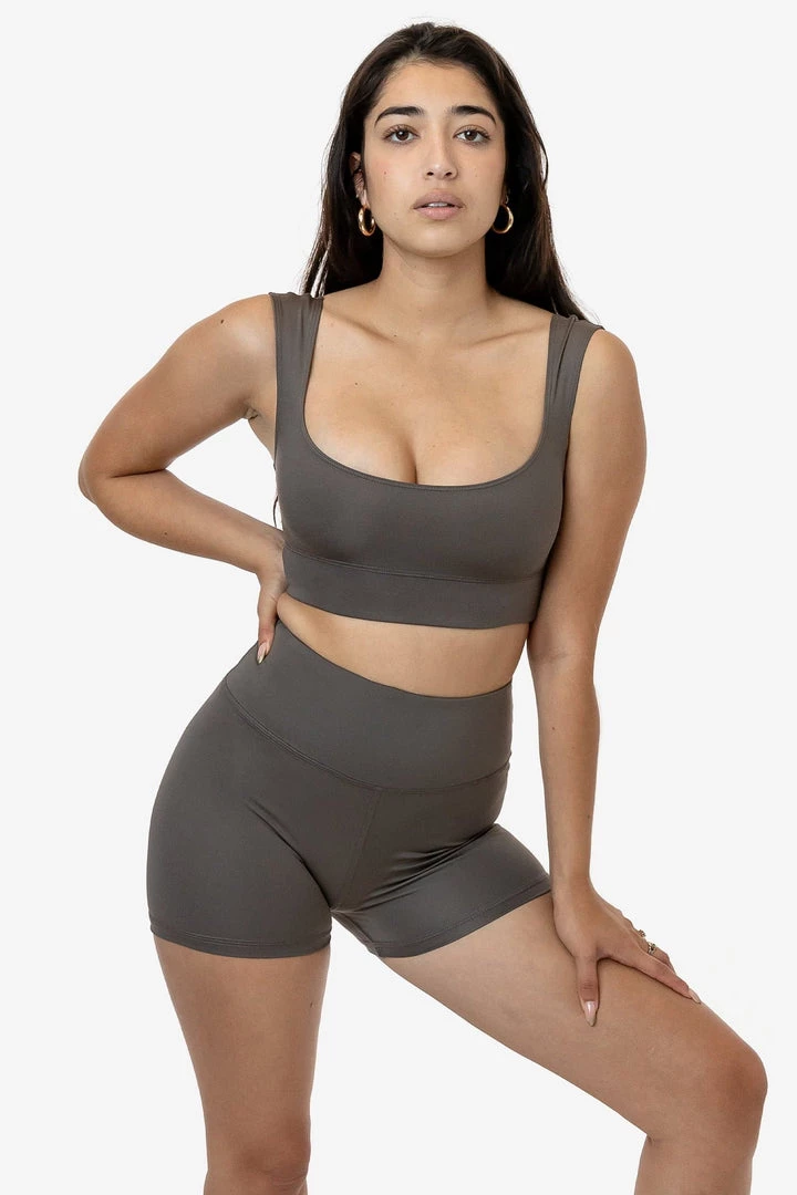 Los Angeles Apparel RPL055 - Poly Interlock Squareneck Sport Top 3 Los Angeles Apparel RPL055 - Poly Interlock Squareneck Sport Top