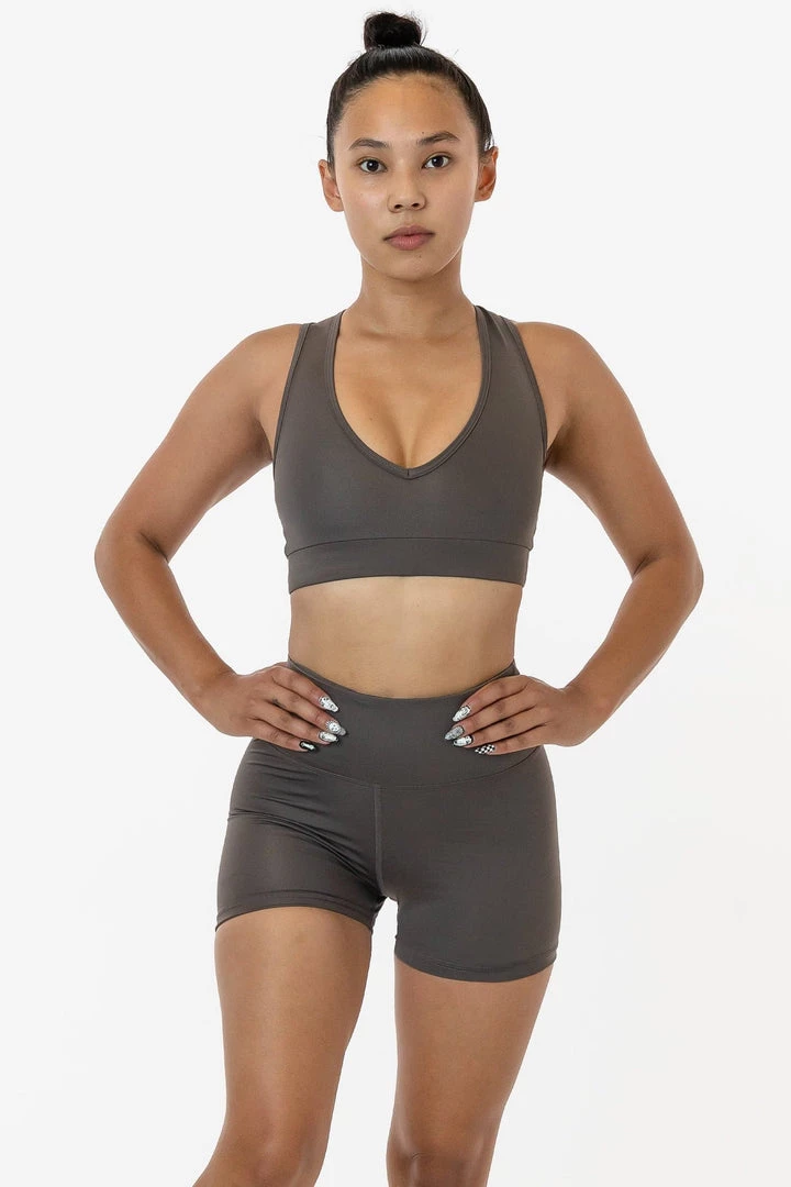 Los Angeles Apparel RPL056 - Poly Interlock V-Neck Sport Top Women's 13 Los Angeles Apparel RPL056 - Poly Interlock V-Neck Sport Top Women's