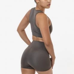 Los Angeles Apparel RPL056 - Poly Interlock V-Neck Sport Top Women's