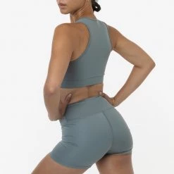 Los Angeles Apparel RPL056 - Poly Interlock V-Neck Sport Top Women's 18 Los Angeles Apparel RPL056 - Poly Interlock V-Neck Sport Top Women's