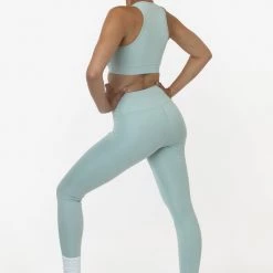 Los Angeles Apparel RPL300 - Poly Interlock Performance Legging Women's 23 Los Angeles Apparel RPL300 - Poly Interlock Performance Legging Women's