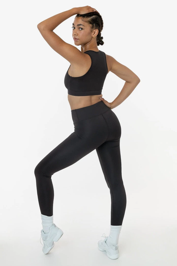 Los Angeles Apparel RPL300 - Poly Interlock Performance Legging Women's 6 Los Angeles Apparel RPL300 - Poly Interlock Performance Legging Women's