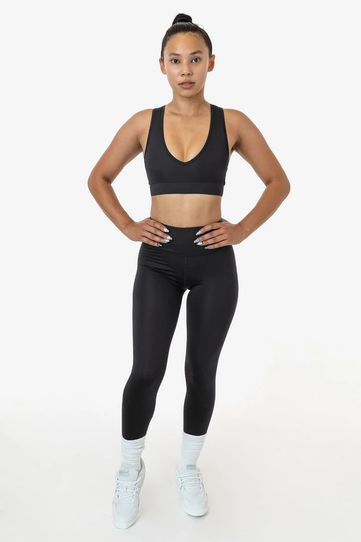 Los Angeles Apparel RPL300 - Poly Interlock Performance Legging Women's 9 Los Angeles Apparel RPL300 - Poly Interlock Performance Legging Women's