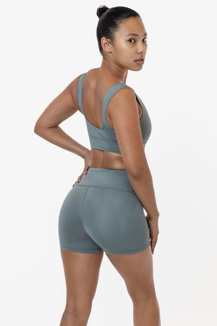 Los Angeles Apparel RPL330 - Poly Interlock Motion Short Women's 10 Los Angeles Apparel RPL330 - Poly Interlock Motion Short Women's