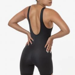 Los Angeles Apparel Women's RPL352 - Poly Interlock Bra Tank Workout One-Piece