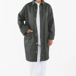Los Angeles Apparel Women's RTWL12 - Twill Mid Length Lab Coat