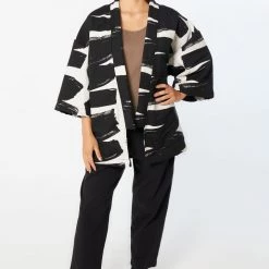 Los Angeles Apparel RUPH01 - Jacquard Kimono Jacket 20 Los Angeles Apparel RUPH01 - Jacquard Kimono Jacket