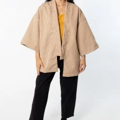 Los Angeles Apparel RUPH01 - Jacquard Kimono Jacket 30 Los Angeles Apparel RUPH01 - Jacquard Kimono Jacket