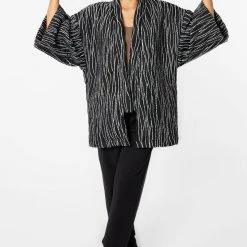 Los Angeles Apparel RUPH01 - Jacquard Kimono Jacket 26 Los Angeles Apparel RUPH01 - Jacquard Kimono Jacket