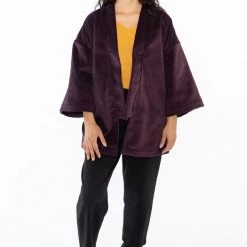 Los Angeles Apparel RUPH02 - Mohair Velvet Kimono Jacket Women's