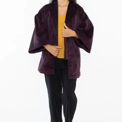 Los Angeles Apparel RUPH02 - Mohair Velvet Kimono Jacket Women's